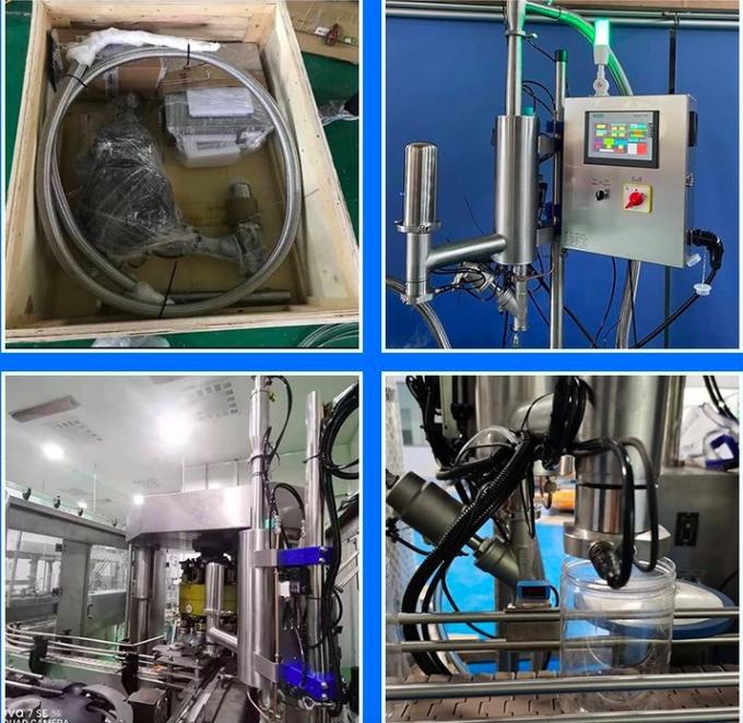 La bottiglia automatica può iniettore di riempimento dell'azoto liquido per la linea della bevanda dell'acqua 1